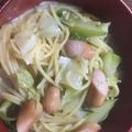 ぐりとぐらの姉's cooksnap of when they made フライパン１つで！簡単塩系スープパスタ♪.