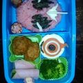 こさとちん's cooksnap of when they made キャラ弁 仮面ライダーゴースト 闘魂B魂.