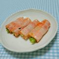 まあまま☆0403's cooksnap of when they made お弁当に★いんげんチーズベーコン巻き.