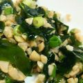めかにか's cooksnap of when they made 簡単3分美容栄養◎新物生わかめの納豆和え.
