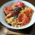 j1u0j1u0's cooksnap of when they made ﾄﾏﾄと卵炒め.