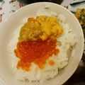 eiyoushi's cooksnap of when they made ウニとイクラのコラボ丼.