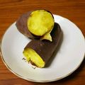 ひなたぬたぬ's cooksnap of when they made フライパンorトースターで簡単焼きいも！.