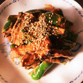 ☆明日ヒロ☆'s cooksnap of when they made エビマヨ味？ピーマンとちくわ炒め.