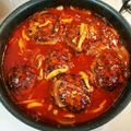 凌世ママ's cooksnap of when they made 簡単マグロと鶏肉のハンバーグ♪デミソース.