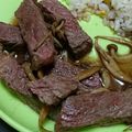 みちゅらぶ☆'s cooksnap of when they made 実験！安いステーキ肉を柔らかくする方法～.
