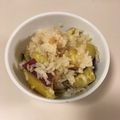 如月 怜's cooksnap of when they made 秋の味覚サツマイモご飯.