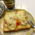 ※くりむと※'s cooksnap of when they made 簡単とろうま☆カルボナーラトースト.