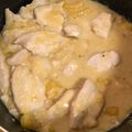takae3110's cooksnap of when they made 鶏肉とかぼちゃ◎豆乳煮込み.
