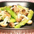 ☆yopipi's cooksnap of when they made アスパラとキノコのチーズソテー♡.