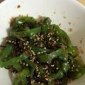 大王イカ's cooksnap of when they made レンジで簡単ピーマンの塩昆布・おかか和え.