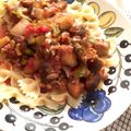 黒べっち's cooksnap of when they made ゴーヤとナスのツナトマト煮.