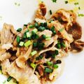まめしばLOVE's cooksnap of when they made お弁当用＊照り②！豚の生姜焼き♡.