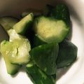 9vanilla's cooksnap of when they made １分でできるやみつききゅうり.