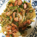 くませり's cooksnap of when they made 玉ねぎとウィンナーの炒め物.