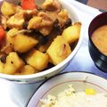 つぐみ's cooksnap of when they made 新じゃがと鶏肉の甘辛煮❤.
