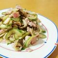 3yury's cooksnap of when they made しめじベーコンきゅうりのサラダ♪.