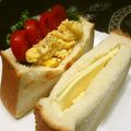 ジョングレ's cooksnap of when they made トマト卵レタスポケットサンド.