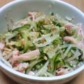 くろねこ＾＾'s cooksnap of when they made もやしときゅうりのナムル。その２。.