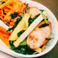 ようかん❀'s cooksnap of when they made ほうれん草とじゃがいものバター炒め.