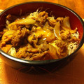 妻の下僕's cooksnap of when they made 豚冷しゃぶ肉の生姜焼きどんぶり.