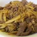 Mow*Mow's cooksnap of when they made ゴボウと糸こんにゃくと牛肉の炒め煮.