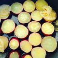 pan0830's cooksnap of when they made さつまいものかぼす煮.