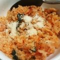 miochael's cooksnap of when they made 炊飯器で簡単★ベーコンとトマトのリゾット.