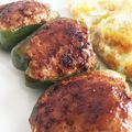 クック8KB7FJ☆'s cooksnap of when they made ■糖質制限おからピーマン肉詰め簡単お弁当.