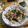 る〜い's cooksnap of when they made ［簡単・時短］ほうれん草と豚肉の梅ナムル.