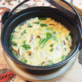 バカリャウ's cooksnap of when they made 鶏ささみとにらのとろろ雑炊♪.