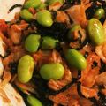 ＊にょにょん＊'s cooksnap of when they made 簡単！枝豆キムチ韓国海苔あえ.