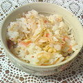 チェックのミニくま's cooksnap of when they made 切干大根と大根と桜海老の混ぜご飯.