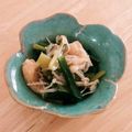 桜月❀咲良mommy's cooksnap of when they made 我が家の定番！小松菜のおひたし.