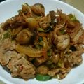 ライ君☆'s cooksnap of when they made 豚肉と玉ねぎの甘酢ピリ辛炒め.