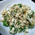 ゆうまり5448's cooksnap of when they made もやしとオクラ、豆腐のおかか和え.