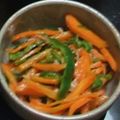 あくあ☆ぶるー's cooksnap of when they made ★小鉢★人参ピーマンカニかまシリシリ風.