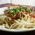 友遊♪'s cooksnap of when they made もやし梅ぽん冷しゃぶ.