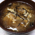 クックI6NLMD☆'s cooksnap of when they made 痛風対策！ひじきとたまごの味噌汁.