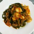 ダテっち☆'s cooksnap of when they made 鶏肉とピーマン、たまねぎのケチャップ炒め.