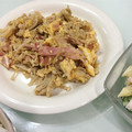 絵梨り's cooksnap of when they made エノキとベーコンの卵炒め.