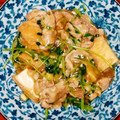 マイミーママ's cooksnap of when they made 豚肉×厚揚げ×豆苗♡オイスターソース炒め.