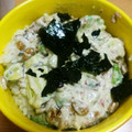 ぽぽひま's cooksnap of when they made 【妊婦さんへ】アボカドと納豆の梅マヨ和え.