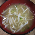 kuuumi's cooksnap of when they made ずぼら母さんの大好き♡もやしの味噌汁.