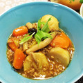 pika☆m's cooksnap of when they made 里芋とにんじんのカレーそぼろあんかけ.
