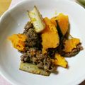 千の星のちっち☆'s cooksnap of when they made プルコギビーフ(コストコ)と南瓜の煮物.