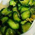 ユーロン's cooksnap of when they made ぱりぱり食感が美味♬薄切り胡瓜の漬物.