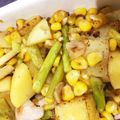 まめまめえんど's cooksnap of when they made ♬鶏もも肉とアスパラのガーリック炒め♬.