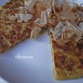 ちゃるるん's cooksnap of when they made おくらのモチモチお好み焼き☆卵なし☆.