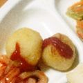 ときときち's cooksnap of when they made もちもちポテトのコロコロ揚げ.